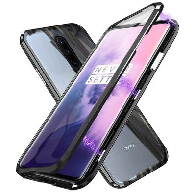 China 2019 Magnetic Tempered Glass Phone Case Productos Tendencia Mobile Phone Accessories Protector Cover For OnePlus 7 Pro* for sale