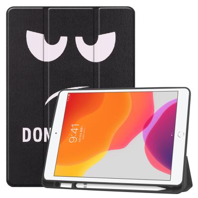 China Shockproof Tablet Case Stand TPU Case For iPad 8th Generation With Auto Pencil Stand Wake/Sleep Cover For iPad 8 Case 2020 Smart Leather iPad 10.2 for sale