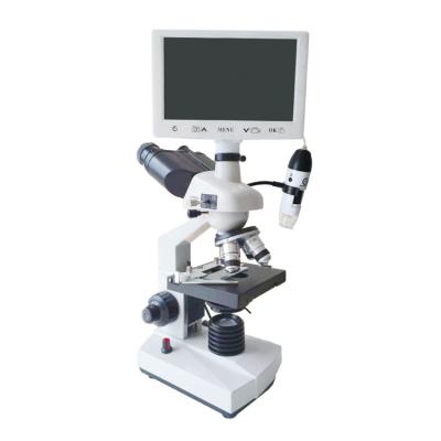 China Factory supply cheap biological single head microscope 40x microscope four objectives K7-T206VM for sale