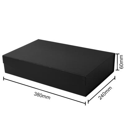 China Recyclable High Quality Custom Luxury Black Magnetic Gift Box For Small Product Packing Cardboard for sale