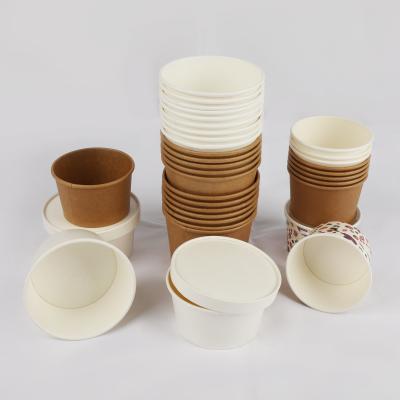 China Wholesale Biodegradable Heat Preservation Cooked Food Wrapping Paper Takeout Bowl Custom for sale