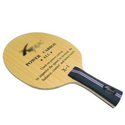 China 5 wood+ 2carbon XVT  OEM  Professional  Carbon Fiber  Table Tennis Blade/ pingpong Blade/ table tennis bat for sale