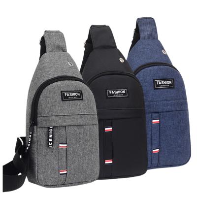 China Nylon Carry Bags Waterproof Shoulder Crossbody Trunk Men's Anti-theft Waist Bag Casual Travel Small Handbags for sale