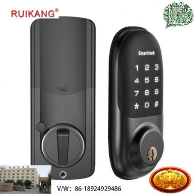 China Factory Price OEM Zinc Alloy/Plastic Lock With WIFI Automatic Smart Password TTlock Tuya App Digital Smart Door Lock for sale