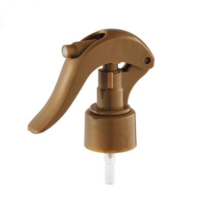 China 28/410 Industrial Plastic Liquid Soap Brown Mini Garden Trigger Sprayer Bottle for sale