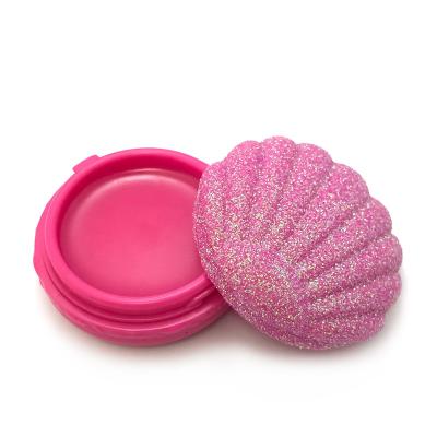 China Sunscreen Shell Shaped Glitter Glossy Container Empty Lip Gloss Tube for sale