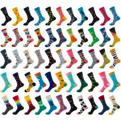 China High Quality Viable Colorful Happy Funny Striped Argyle Sock Patterned Socks Cotton Premium Mens Dress Socks for sale