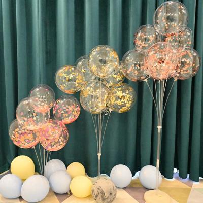 China Gift Toy 7 Tube Balloon Holder Birthday Balloons Arch Stick Holder Wedding Decor Balloon Globos Birthday Party Decorations Kids Balloon for sale