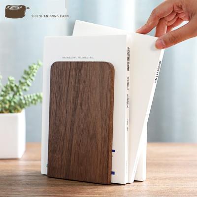 China Europe Black Walnut Book Stand Reading Stand Desktop Solid Wood Small Size Book Stand Opens Customization for sale