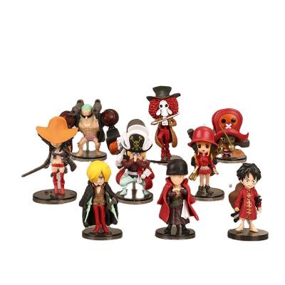 China Japan Custom Plastic ONE PIECE Series Contains All Roles Anime Model Figures for sale