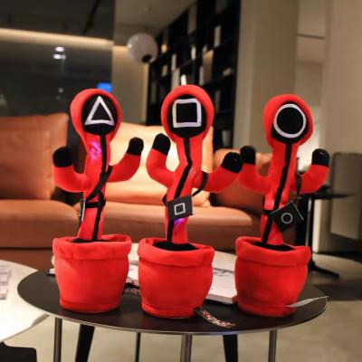 China Funny Singing Squid Game Peripheral, Swinging, Twisting and Dancing Cactus Toys for sale