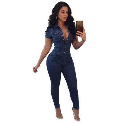 China New 3XL QUICK DRY sales wholesale high quality fashionable women overall denim corset stacked gear jeans overalls for sale