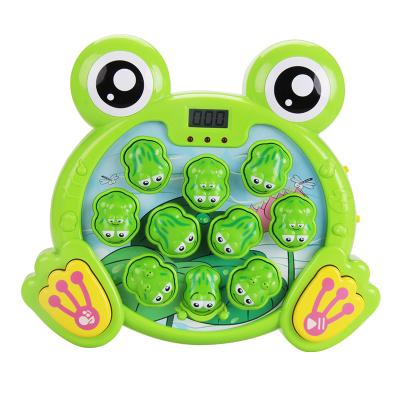 China Carry-over Frog TOY Latest BO Train Toy Infant Hammer Toy Game Baby Educational Toys for sale