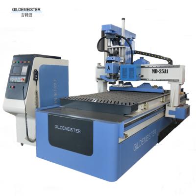 China Building Material Stores Fast Ship High Quality 12 Tool Carousel ATC CNC Router Machine For Wood Carving for sale