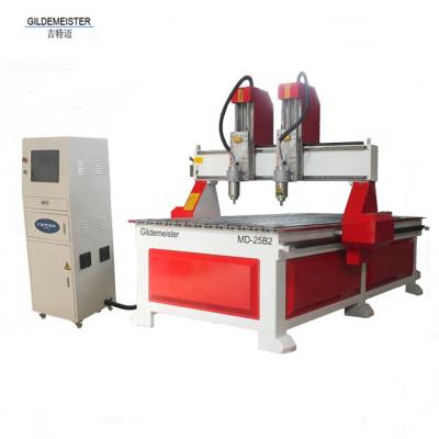 China 10 KW CNC Router Machine Dual Axis High Precision CNC Router Machine ACRYLIC WOOD ALUMINUM WOOD ACRYLIC Router Machine for sale