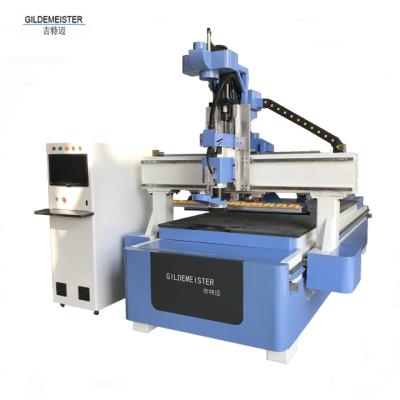 China High Accuracy Wood Acrylic Cutter PVC ATC CNC Router Engraving Machine with 12 Tool Holder for Woodworking for sale