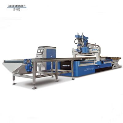 China High Quality Automatic Loading&Unloading Machine CNC Router Wood Working Nesting Machine Wood Carving Price for sale