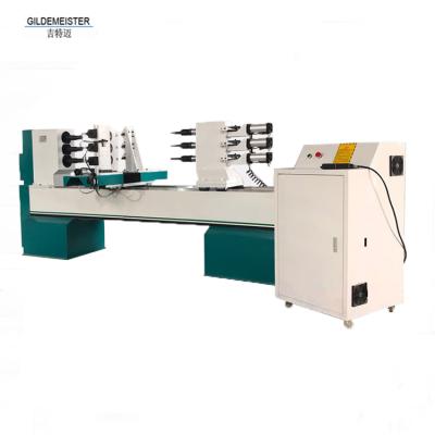 China High Efficiency Garment Stores 3 Axles Wood Lathe For Woodworking Company for sale