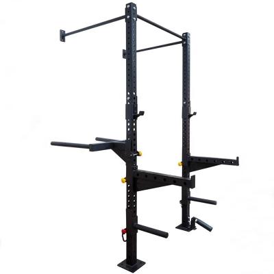 China Indoor Gym Equipment Fitness Linefar Rack Wall Mounted Gym Power Squat Rack for sale