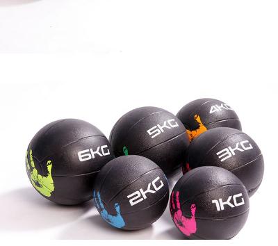 China Weight Yoga Fitness Gravity Ball Handprint Medicine Ball New Solid Rubber Training Ball Gym Commercial for sale