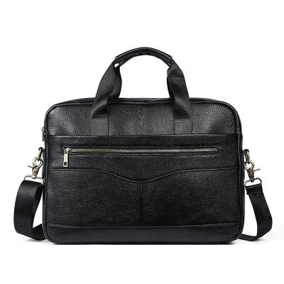 China Luxury And Fashion Totes Mens Designer Genuine Leather Bags Shoulder Messenger Bags 14 Laptop Bag for sale