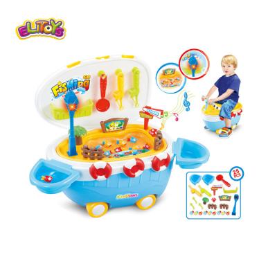 China Toy Funny Fishing Fishing Game Toy Amazon Hot Sale Fishing Game Machine With Music For Kids for sale