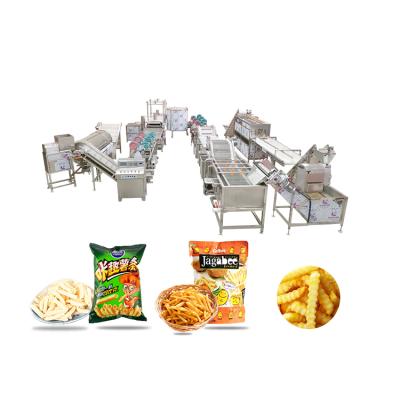 China Factory Production Automatic Full Automatic Frying French Fries Directly Processing Potato Chips Making Line for sale