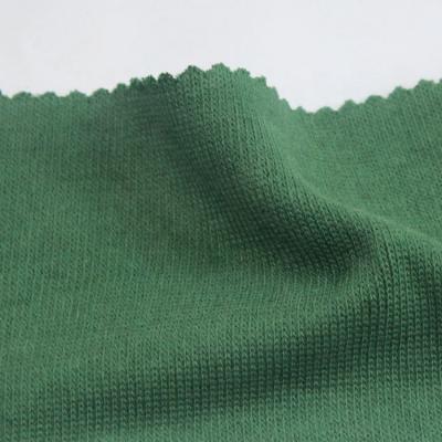 China Antistatic Comfortable Combed Cotton Brush French Rib Knitted Fabric for sale