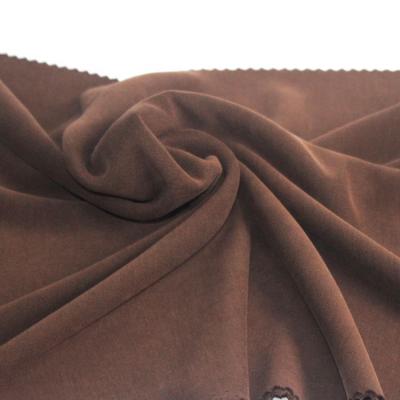 China Double faced high end knitted cupro sand washed fabric for sale