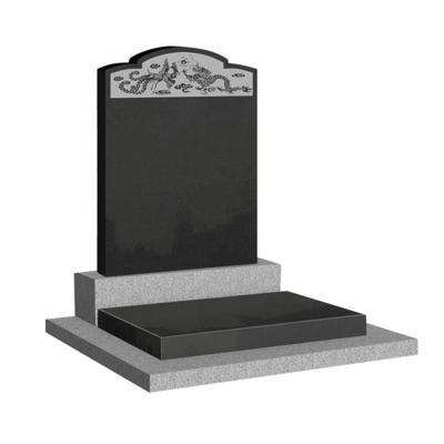 China Traditional Good Quality Granite Tombstone Price Black Granite Headstone Malaysia Granite Headstone for sale