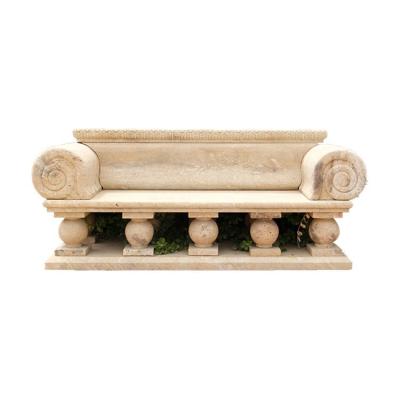 China Modern Cheap Stone Granite Pink Granite Bench Memorial Bench Bench for sale