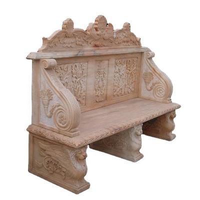 China Modern Custom Garden Stone Tables And Chairs Hand Carved Statues Stone Marble Dining Table And Chair Sculpture for sale