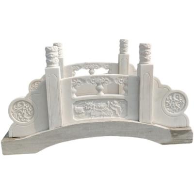 China Modern White Stone Sculpture Outdoor Abstract With Light Indian Stone Sculptures Cast Stone Sculpture for sale