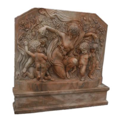 China Elegant Naked Woman Sculpture Relief Wall Sculpture Decor Statue Traditional Naked Relief Sculpture for sale