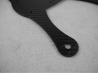 China Thickness 1mm 2mm Carbon Fiber CNC Service Multicopter Parts Twill Weave for sale