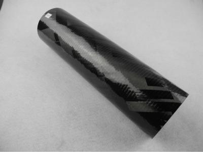 China Epoxy Thermoset Resin Filament Wound Carbon Fiber Tube 30 Degree Angle for sale