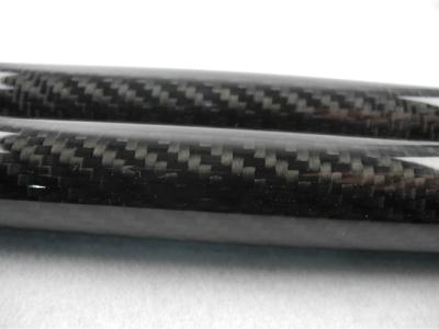 China Table Rolled circular Carbon fiber tube CF Twill 3K Glossy OD Tolerance ±0.10mm for sale