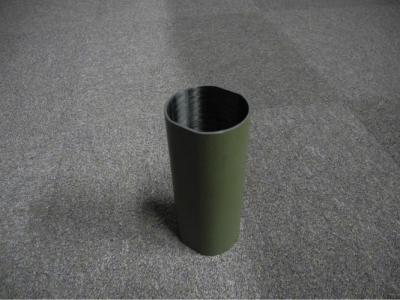 China Carbon fiber tube Real Filament Wound Military Green Painting Full Carbon for sale