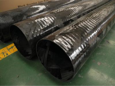 China High strength winding process Filament Wound Carbon Fiber Tube Size Customized for sale