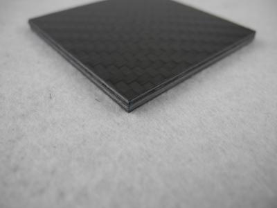 China Light weight PVC resin + Carbon Fiber Composite Plate , Carbon Fiber Panels for sale