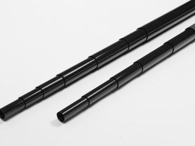 China Conical Type 3K Carbon Fiber Telescopic Tubes / Rod Use In Ship Mast for sale