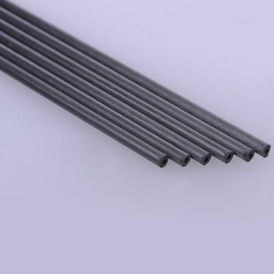 China Round Carbon Fiber Tube 1.8mm 2mm 3mm 4mm 5mm 6mm OD 200mm 400mm Long for sale