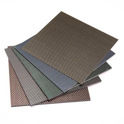 China 200X300X1.0MM 2.0MM Carbon Fiber Sheet 100% 3K Carbon Fiber Board Plate Twill Full Matte Carbon Fiber Plate for sale