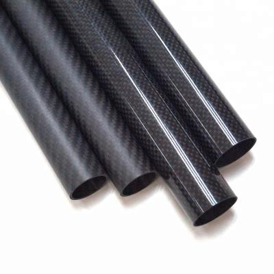 China Custom Carbon Fiber Round Tubes For Aerospace ,  Automotive And Sporting Goods for sale