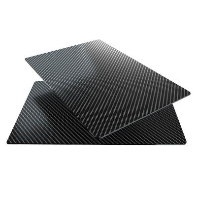 China 100% 3K Carbon Fiber Sheet Laminate Board Plate Twill Full Matte Full Carbon Fiber Panel for sale