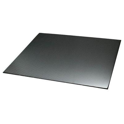 China Plain Matte Rigid Carbon Fiber Sheet 3K Twill High Pressure Resistance for sale