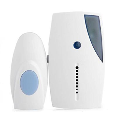 China Modern Wireless Door Bell Tunes 36 Rings 100M Self Adhesive Portable Wireless Home Range Digital Doorbell for sale