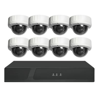 China NIGHT VISION 8CH 5MP POE NVR KIT IP Camera Disc P2P Video CCTV Audio Surveillance Systems Vandalproof Indoor Dome for sale