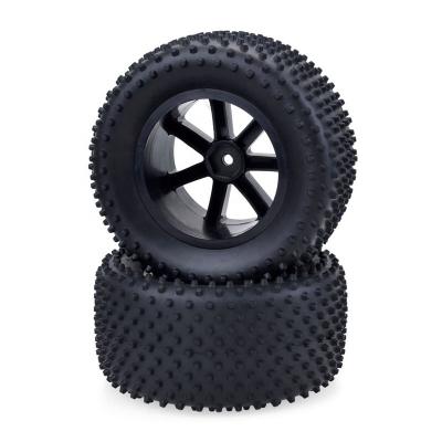 China RC Hobby RC 1/10 Short Haul Truck Tire Off Combiner 12mm, Tire Road Truck Tires Diameter 110mm for sale