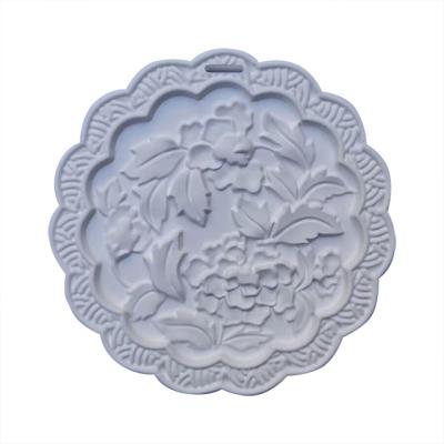 China Aromatherapy Car Diffuse Plaster Fragrance Pendant Sustainable Wedding Keepsake Joyful Practical Ladies With Peony Flower Relief for sale